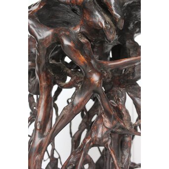 時代 根木 自然木 天然木 盆栽大卓　X396 