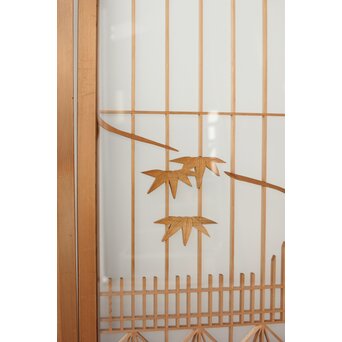 両面ガラス 吉祥紋書院 2枚1組　R0260 