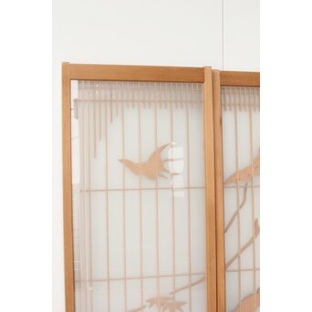 両面ガラス 吉祥紋書院 2枚1組　R0260 