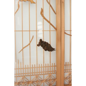 両面ガラス 吉祥紋書院 2枚1組　R0260 