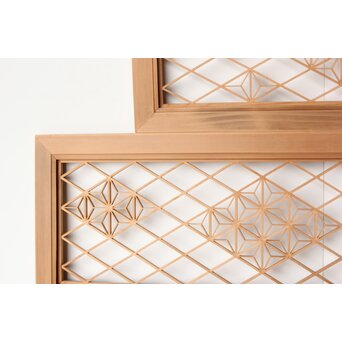 小型組子欄間 2枚1組　R0261 