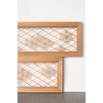 小型組子欄間 2枚1組　R0261 