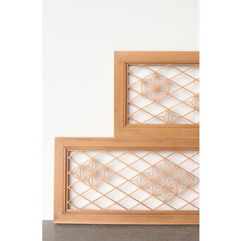 小型組子欄間 2枚1組　R0261 