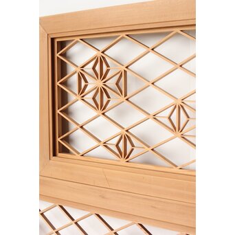 小型組子欄間 2枚1組　R0261 