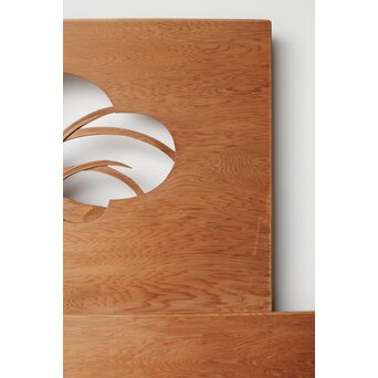 枠無 松竹梅欄 透かし欄間 2枚1組　R0262 