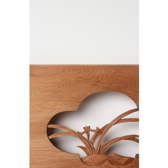 枠無 松竹梅欄 透かし欄間 2枚1組　R0262 