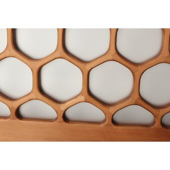 モダンデザイン 六角ガラス欄間　R0264 