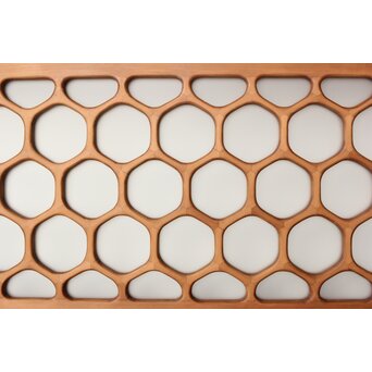 モダンデザイン 六角ガラス欄間　R0264 