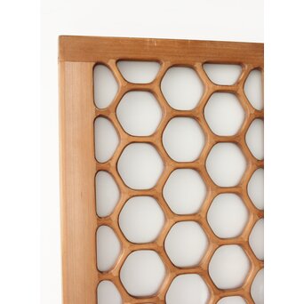 モダンデザイン 六角ガラス欄間　R0264 