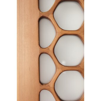 モダンデザイン 六角ガラス欄間　R0264 