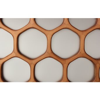 モダンデザイン 六角ガラス欄間　R0264 