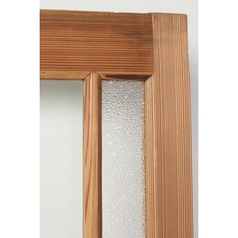 幅広 緑色ガラス戸 2枚1組　GD0153 