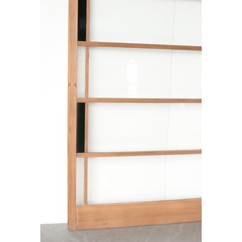 幅広 緑色ガラス戸 2枚1組　GD0153 