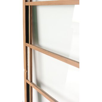 幅広 緑色ガラス戸 2枚1組　GD0153 