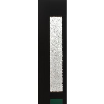 幅広 緑色ガラス戸 2枚1組　GD0153 