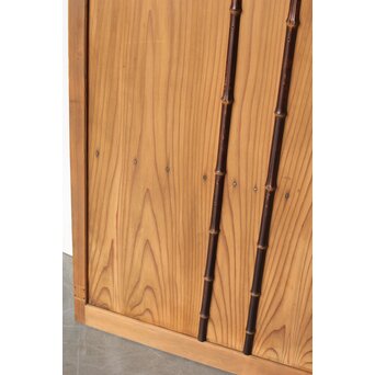 竹装飾 すりガラス雪隠戸　GD0154 