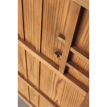 竹装飾 すりガラス雪隠戸　GD0154 