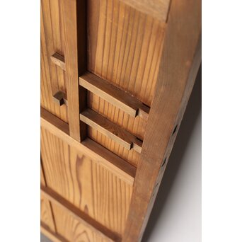 竹装飾 すりガラス雪隠戸　GD0154 