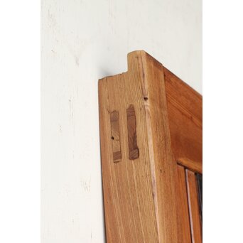 鉄板腰板 欅格子蔵戸　W085Y 