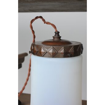 ベル型 オパールセントガラス照明　A062 