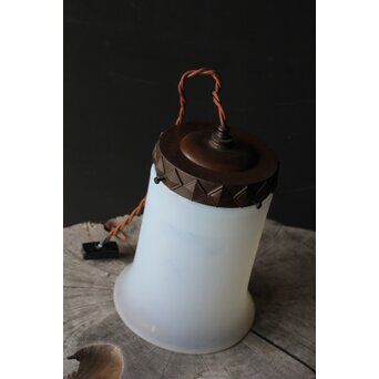 ベル型 オパールセントガラス照明　A062 