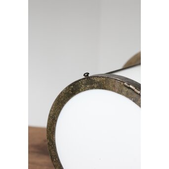 灯籠型 乳白色ガラス照明　A065 