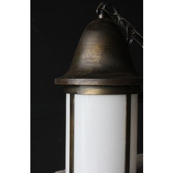 灯籠型 乳白色ガラス照明　A065 