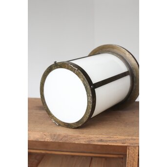 灯籠型 乳白色ガラス照明　A065 