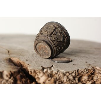 椰子皮煎茶碗　X397 