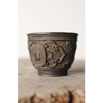 椰子皮煎茶碗　X397 