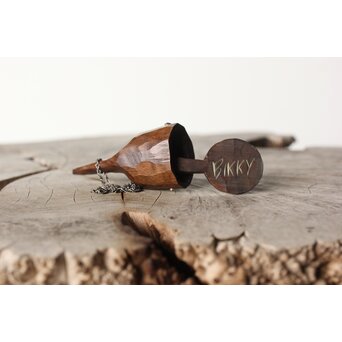 砂澤ビッキ ペンダント 木彫　X398 