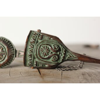 砂澤ビッキ ペンダント 木彫　X398 