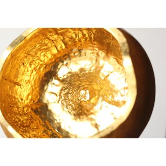 玄々斎好 内金ふくべ炭斗/菓子器　Q321 