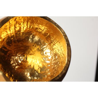 玄々斎好 内金ふくべ炭斗/菓子器　Q321 