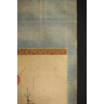 七福神 絹本掛軸 肉筆画　Z384 