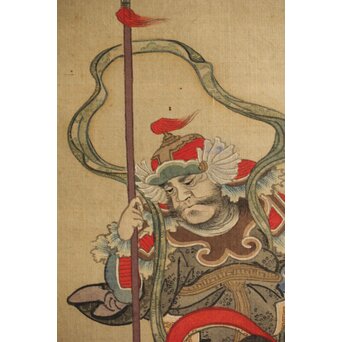 七福神 絹本掛軸 肉筆画　Z384 