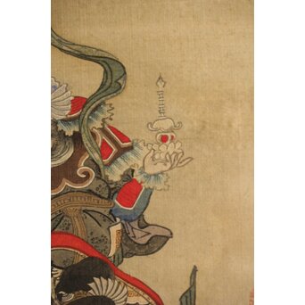 七福神 絹本掛軸 肉筆画　Z384 