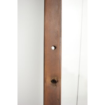 宝珠透かし ガラス戸　GD0155 鍵穴の痕