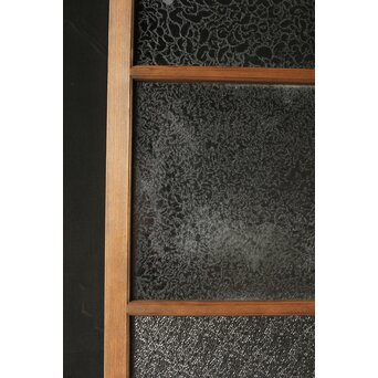 レトロガラス欄間/明り取り　R0266 ※白く濁っている部分あり