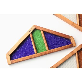 稀少 色ガラス窓 4枚1組　GD0156 