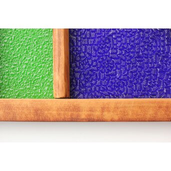 稀少 色ガラス窓 4枚1組　GD0156 