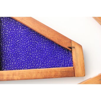 稀少 色ガラス窓 4枚1組　GD0156 