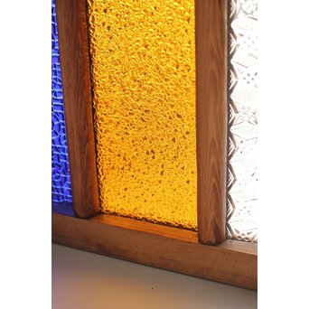 稀少 色ガラス窓 4枚1組　GD0156 