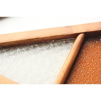 稀少 色ガラス窓 4枚1組　GD0156 