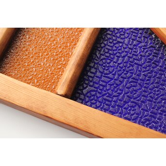 稀少 色ガラス窓 4枚1組　GD0156 