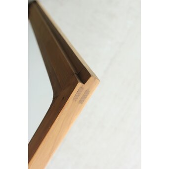 紫色ガラスの白木建具 2枚1組　GD0157Y 