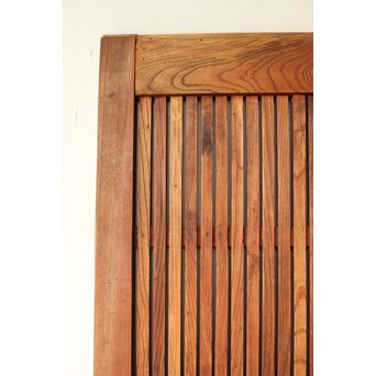 総欅 輪花金具格子蔵戸　W087Y 