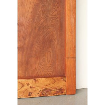 総欅 輪花金具格子蔵戸　W087Y 