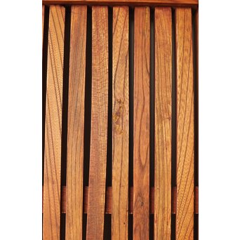 総欅 輪花金具格子蔵戸　W087Y 
