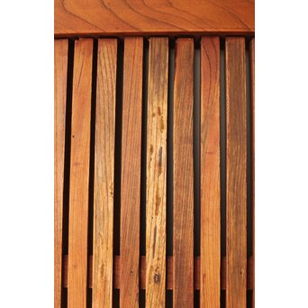 総欅 輪花金具格子蔵戸　W087Y 